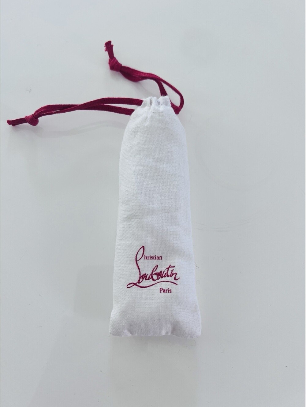 Christian Louboutin White Laces  Replacement Sneakers with pouch